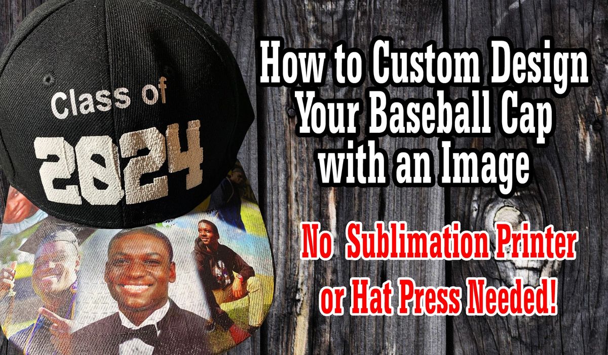 Blank Baseball Cap Brim Template Instant Download PNG Files Video